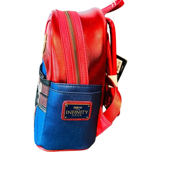 NWT Loungefly Marvel Metallic Doctor Strange Cosplay Mini Backpack - Picture 2 of 6